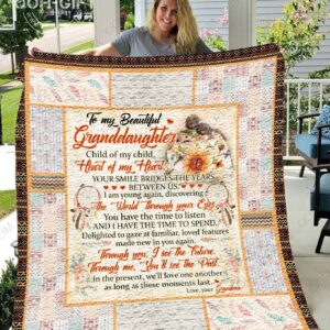 Premium Quilt  Granddaughter  From Grandma  Quilt